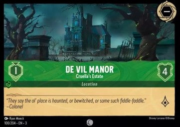 De Vil Manor - Cruella's Estate - Into the Inklands (Common) [3INK-100]