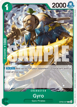 Gyro (OP06-027) - Wings of the Captain (Common) [OP06-027]