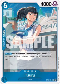 Tsuru (OP06-051) - Wings of the Captain (Rare) [OP06-051]