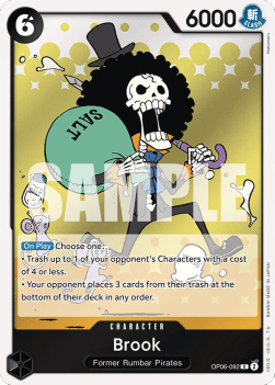 Brook (OP06-092) - Wings of the Captain (Rare) [OP06-092]