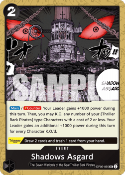 Shadows Asgard (OP06-095) - Wings of the Captain (Uncommon) [OP06-095]