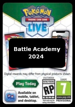 Live Code Card (Battle Academy 2024) - Scarlet & Violet Products (Online Code Card)