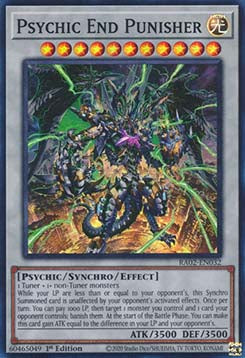 Psychic End Punisher (V.1 - Super Rare) - 25th Anniversary Rarity Collection II (Super Rare) [RA02-032]