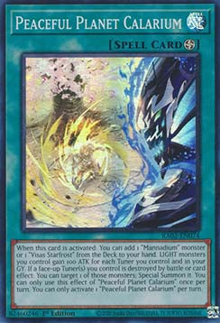 Peaceful Planet Calarium (V.1 - Super Rare) - 25th Anniversary Rarity Collection II (Super Rare) [RA02-074]