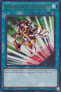 Emergency Teleport (V.2 - Ultra Rare) - 25th Anniversary Rarity Collection II (Ultra Rare) [RA02-053]