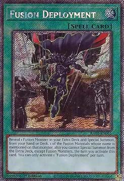 Fusion Deployment (V.4 - Platinum Secret Rare) - 25th Anniversary Rarity Collection II (Platinum Secret Rare) [RA02-065]