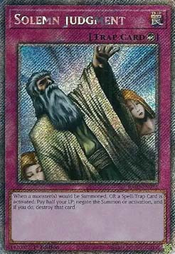 Solemn Judgment (V.4 - Platinum Secret Rare) - 25th Anniversary Rarity Collection II (Platinum Secret Rare) [RA02-075]
