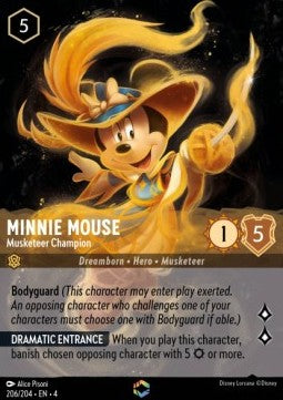 Minnie Mouse - Musketeer Champion (V.2) - Ursula's Return (Enchanted) [4URS-206]