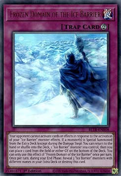 Frozen Domain of the Ice Barrier - Battles of Legend: Terminal Revenge (Ultra Rare) [BLTR-008]