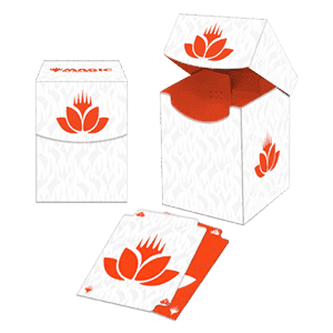 Mana 8 Lotus Deck Box (Orange) - Magic the Gathering Products
