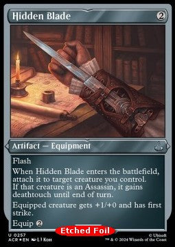 Hidden Blade - Universes Beyond: Assassin's Creed: Extras (Uncommon) [XACR-257]