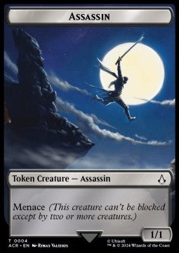Assassin Token (C 1/1) // Phobos Token (R 3/2) - Universes Beyond: Assassin's Creed: Tokens (Token) [TACR-T 4/5]