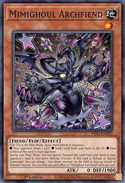Mimighoul Archfiend - The Infinite Forbidden (Super Rare) [INFO-093]