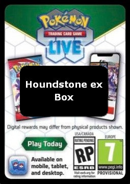 Live Code Card (Houndstone ex Box) - Scarlet & Violet Products (Online Code Card)