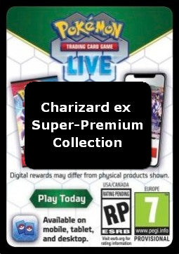 Live Code Card (Charizard ex Super-Premium Collection) - Scarlet & Violet Products (Online Code Card)