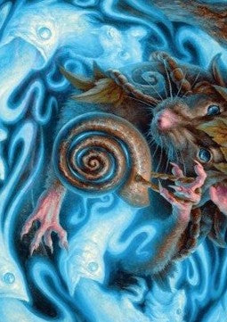 Art Series: Mind Spiral (V.1) - Bloomburrow: Extras (Tip Card) [XBLB-A08]