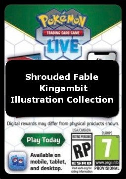 Live Code Card (Kingambit Illustration Collection) - Shrouded Fable (Online Code Card)