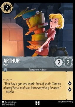 Arthur - Wart - Shimmering Skies (Uncommon) [5SSK-190]