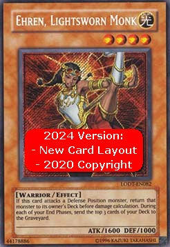 Ehren, Lightsworn Monk (V.2 - Secret Rare) - Light of Destruction (Secret Rare) [LODT-082]