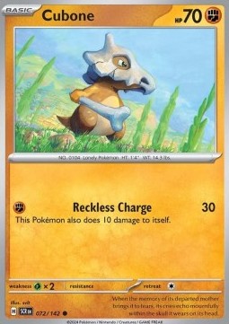 Cubone - Stellar Crown (Common) [SCR-072]