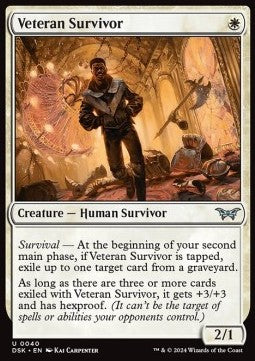 Veteran Survivor - Duskmourn: House of Horror (Uncommon) [DSK-40]