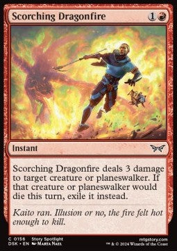 Scorching Dragonfire - Duskmourn: House of Horror (Common) [DSK-156]