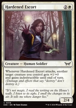 Hardened Escort - Duskmourn: House of Horror (Common) [DSK-16]