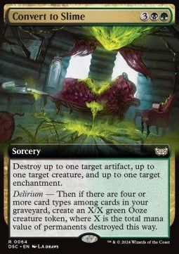Convert to Slime - Commander: Duskmourn: House of Horror: Extras (Rare) [XDSC-64]