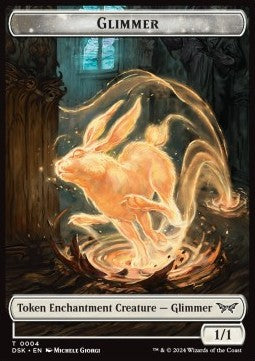 Glimmer Token (W 1/1) // Gremlin Token (R 1/1) - Duskmourn: House of Horror: Tokens (Token) [TDSK-T 4/11]