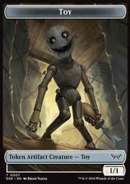Toy Token (A 1/1) // Treasure Token - Duskmourn: House of Horror: Tokens (Token) [TDSK-T 7/15]