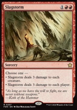 Slagstorm - Magic: The Gathering Foundations (Rare) [FDN-207]