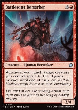 Battlesong Berserker - Magic: The Gathering Foundations (Uncommon) [FDN-78]