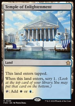 Temple of Enlightenment - Magic: The Gathering Foundations: Starter Collection (Rare) [SFDN-698]