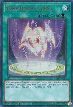 Summoning Curse (V.2 - Ultra Rare) - Quarter Century Bonanza (Ultra Rare) [RA03-057]