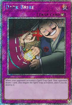 Dark Bribe (V.1 - Platinum Secret Rare) - Quarter Century Bonanza (Platinum Secret Rare) [RA03-187]