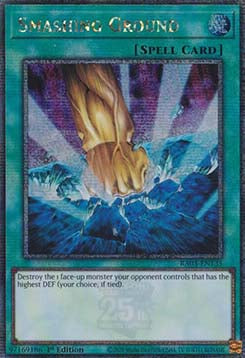 Smashing Ground (V.2 - Quarter Century Secret Rare) - Quarter Century Bonanza (Quarter Century Secret Rare) [RA03-135]