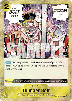 Thunder Bolt (OP03-121) (V.2)