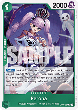 Perona (OP09-034) (V.1) - Emperors in the New World (Rare) [OP09-034]