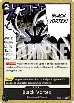 Black Vortex (OP09-097) - Emperors in the New World (Common) [OP09-097]