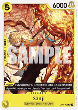 Sanji (OP09-105) - Emperors in the New World (Common) [OP09-105]