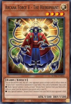 Arcana Force V - The Hierophant - Supreme Darkness (Common) [SUDA-004]