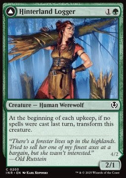 Hinterland Logger / Timber Shredder - Innistrad Remastered (Common) [INR-203]