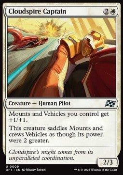 Cloudspire Captain - Aetherdrift (Uncommon) [DFT-9]