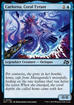 Caelorna, Coral Tyrant - Aetherdrift (Uncommon) [DFT-40]