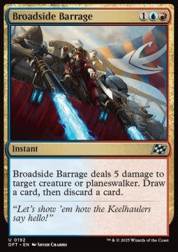 Broadside Barrage - Aetherdrift (Uncommon) [DFT-192]