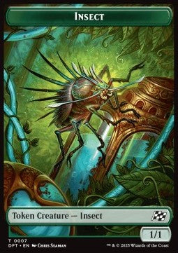 Insect Token (G 1/1) // Elephant Token (G 3/3) - Aetherdrift: Tokens (Token) [TDFT-T 7/6]