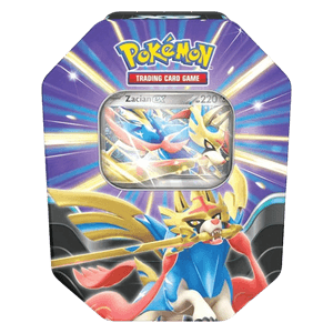 Slashing Legends Tins: Zacian ex Tin - Scarlet & Violet Products
