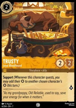 Trusty - Loyal Bloodhound - Archazia's Island (Common) [7ARI-6]