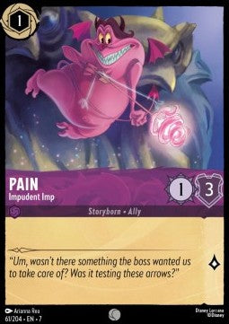 Pain - Impudent Imp - Archazia's Island (Common) [7ARI-61]