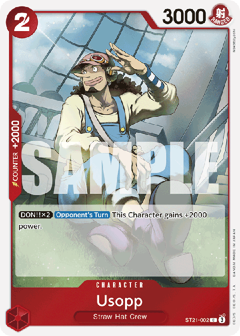 Usopp (ST21-002) (V.1) - Starter Deck: EX Gear 5 (Common) [ST-21-002]